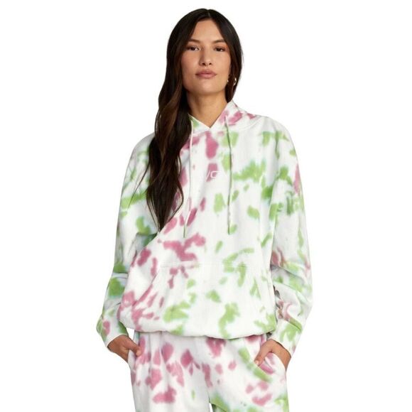 NWT RVCA Women’s Little Tie Dye Hoodie Sweatshirt - Picture 2 of 7